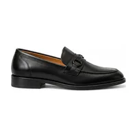 Giày lười Horsebit Loafer da bò Đen — mặt bên