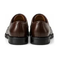 Giày Derby buộc dây da bò Nâu sẫm — phía sau