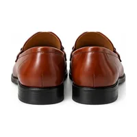 Giày lười Horsebit Loafer da bò Nâu — phía sau